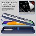 thumbnail image 4 of Case for Samsung Galaxy A52 5G, Galaxy A52 Case with Built in Screen Protector, Full Body Shockproof Phone Case Rugged Protective Cover for Samsung Galaxy A52 5G / A52 4G (Navy Blue), 4 of 8