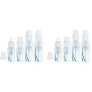 Dr. Browns Bottles 4 Pack (2 - 8 oz bottles) and (2 - 4 oz bottles) (Pack of 2) + Eyebrow Ruler