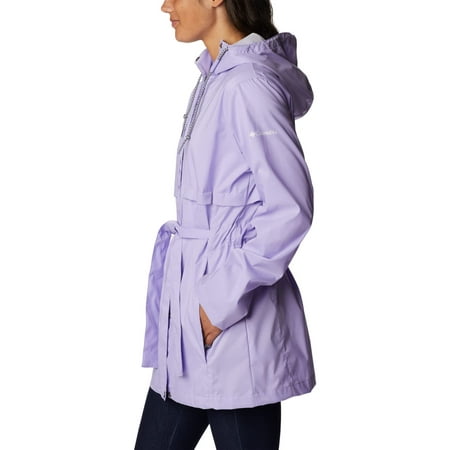 Columbia Women's Pardon My Trench Rain Jacket, Frosted Purple, Small ...