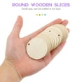 thumbnail image 4 of MasteelfCA 50 Pcs Copeaux de Bois Ronds Ornements en Bois Ronds pour Bricolage, 4 of 7