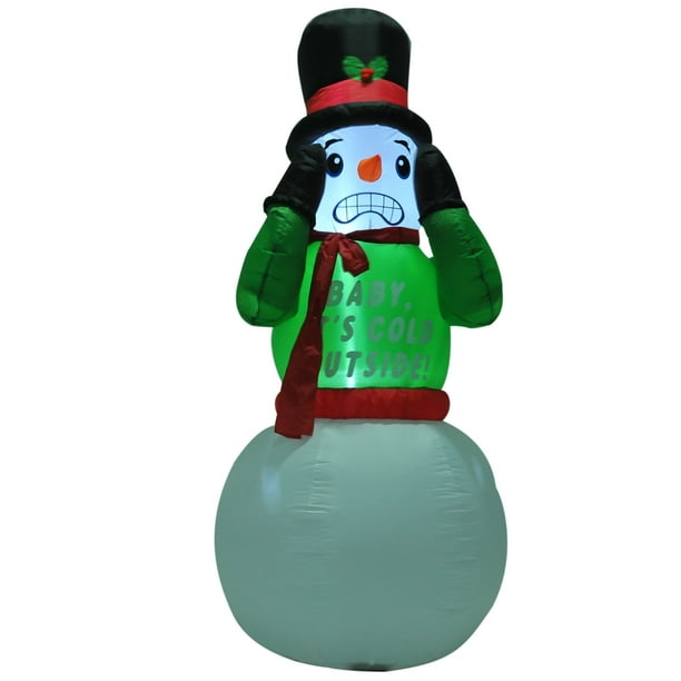 HomCom Inflatable Christmas Outdoor Lighted Yard ...