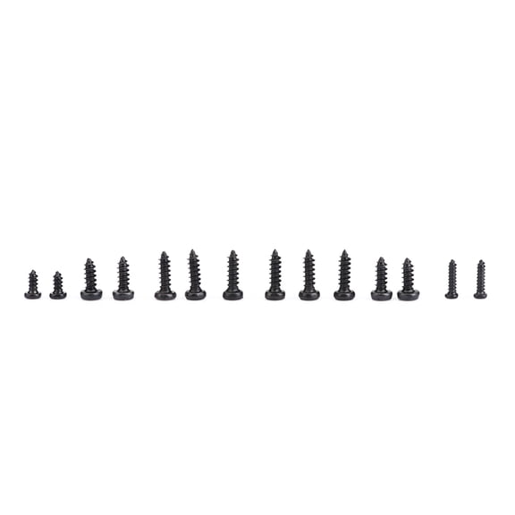 Yajisi 1000pcs Small Screws Cross Head Self-Tapping Bolts Assortment Kit M1 M1.2 M1.4 M1.7