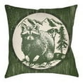 thumbnail image 6 of Artistic Weavers Lodge Cabin Raccoon Ridge Pillow Poly Filled 18' x 18', 6 of 9