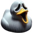 thumbnail image 1 of Pato de personaje de película de terror clásico, patos de película de terror de Halloween en 3D, figuras de terror hechas a mano, pato de Halloween, para adornos de escritorio para el hogar y el coche, 1 of 4