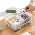 thumbnail image 6 of Clear Storage Container Stackable File Storage Box Water Resistant Document Organiser Case for Notebook Certificates, 6 of 9