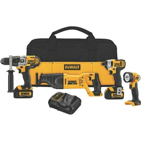 Dewalt 20 Volt Max Lithium Ion 4-Tool Combo Kit 3.0 Ah