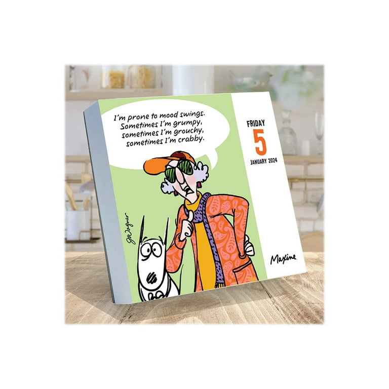 Maxine 2024 Daily Calendar Bibby Cherice