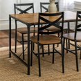 thumbnail image 3 of Walker Edison 5 Piece Dining Set in Barnwood, 3 of 7