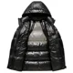 thumbnail image 4 of Chaqueta corta con capucha negra y dorada, ropa de diseñador para hombre, chaqueta de invierno acolchada para hombre, abrigo informal nuevo, 4 of 5