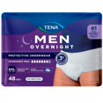 thumbnail image 1 of Ropa interior absorbente para incontinencia TENA Men Overnight Máxima absorción XXL 48 unidades, 1 of 8
