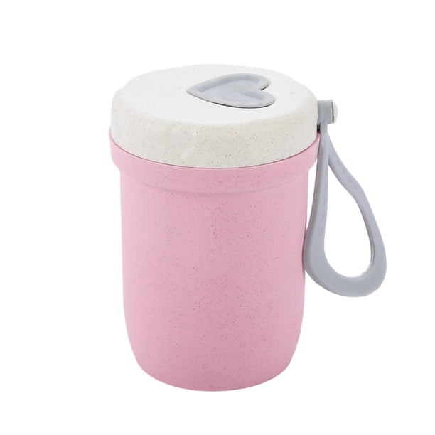 Cheapark Double-walled Insulated Breakfast Cup & Microwave-Safe Water Bottle - Leak-Proof Gift BPA-Free Tumbler For Morning Cof fee Office Valentine's Day Gift