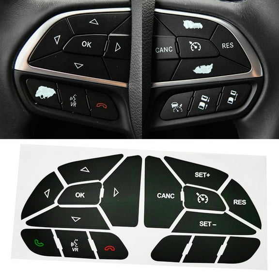 For Cherokee（14-21）For Commander Steering Wheel Button Repair Sticker