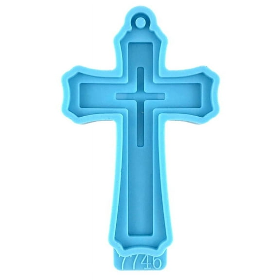 SIEYIO Cross Silicone Resin Mold Crucifix Epoxy Casting Resin Mold for Jewelry Making,Crafts DIY,Pendant,Kechain,Home Decor