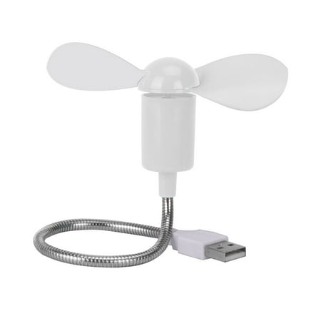 

USB Rechargeable Mini Portable Fan Handheld Travel Folding Fans for Home Office USB Fan Clip Desk Personal Fan Table Fans - White