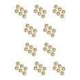 thumbnail image 1 of Injueey 6 piezas de accesorios de engranajes de clavija de afinación de guitarra, componentes de instrumentos musicales profesionales, perilla Type2 NO2, 1 of 6