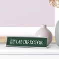 thumbnail image 3 of Lab Director, Green Novelty, Desk Sign (2 x 8"), 3 of 3