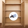 thumbnail image 4 of Cabinet Shelf Pegs, L Shaped Shelf Support Pins with Rubber Sleeve, Heavy Duty Shelf Holder, Metal Cabinet Shelf Brackets, Anti Scratch Furniture Pegs, Shelf Studs for Cabinets Bookcases Closet, 4 of 4