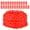 Red, variant on Garvee Heavy-Duty UV Resistant Safety Chain 120FT – 6mm Thick Black Plastic Barrier with 25 Hooks – Crowd Control, Parking, Construction, Queue Management – Black Color