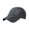 thumbnail image 4 of Gorra de béisbol de malla, gorra de golf, gorra fresca para correr, protección solar, sombreros ligeros para el sol gris oscuro, 4 of 8