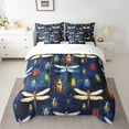 thumbnail image 2 of Erosebridal Flying Insects Bedding Full Size, Retro Dragonfly Bed in a Bag Full size, Rustic Boho Decor, 7pcs, 2 of 5