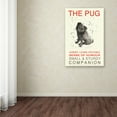 thumbnail image 3 of Trademark Fine Art 'Black Pug' Canvas Art by Michelle Campbell, 3 of 3