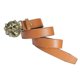 thumbnail image 5 of Cinturón de cuero de estilo retro para hombre Cinturón de vaquero occidental Cinturón de jeans Cinturón de cabeza Hebilla Correa de cintura Amarillo Yinane cinturones de cintura, 5 of 6