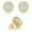 GOLD-003, variant on ATOBAO 925 Sterling silver Screw Back Earrings 14K Gold Plated 5A+ Cubic Zirconia Cluster Round Diamond Screw On Stud Earrings For Men Women Aretes De Hombre