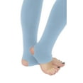 thumbnail image 3 of Vivian's Fashions Long Leggings - Cotton/Stirrup, Misses Size (Lt Blue, XS), 3 of 3