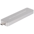thumbnail image 2 of Caja retráctil para disco duro portátil de metal plateado tipo C M.2 NVME a SSD, 2 of 5