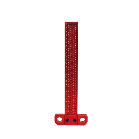 

pinshui Woodworking Scriber Hole Positioning Scribing Gauge T-Type Ruler Alloy Measuring Tool Marker for Carpenter New