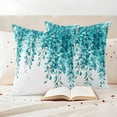 thumbnail image 3 of Eucalyptus Leaves Outdoor Waterproof Pillow Covers, Green Botanical Plants Watercolor Decorative Square Throw Pillowcase Sofa Cushion Sham for Patio/Couch/Chair, 16"x16" 2 Pack, 3 of 8