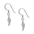 thumbnail image 2 of GemInspire Silver Angel Wings Charms Earrings, Dangle and Drop, 10mm 925 Silver Charm Dangle Hook, Gift for Her (Drop Length- 1.5 Inch), 2 of 4