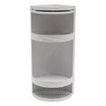 thumbnail image 4 of 3 Tiers Desktop Rotating Storage Rack Bathrooms Vertical Cosmetic Stand Holder 360 ° Rotating, 4 of 18