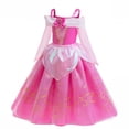 thumbnail image 5 of LOEL Princess Dress for Girls Sparkling Pink Princess Fancy Dresses Birthday Carnival Party Dress Up, 5 of 8