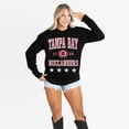 thumbnail image 4 of Women's Gameday Couture Black Tampa Bay Buccaneers Oversized Everyday Star Long Sleeve T-Shirt, 4 of 5