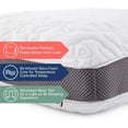 thumbnail image 3 of Perfect Cloud Double Airflow Memory Foam Pillow 5.5” Breathable Cooling Standard Pillow, 3 of 10