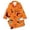 Orange*, variant on RUTAYY Girls Pajama Set Halloween Cute Graphic 2 Piece Sleepwear Long Sleeve Notch Neck Kids Evening Relax Wear Orange