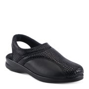 Spring Step Flexus Flexia Leather Clogs for Women - European Slingback Round Toe Slip-On Shoes - Ladies Casual Platform Clog for Work