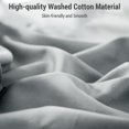 thumbnail image 4 of Washed Cotton Liner Envelope Thermal Sleeping Bag Hooded Waterproof Sleeping Bag for Camping, 4 of 6