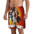 thumbnail image 2 of Looney Tunes Cartoons Mens Swim Trunks Quick Dry Board Shorts With Mesh Lining, Beach Shorts Swimwear Bathing Suits, 2 of 7