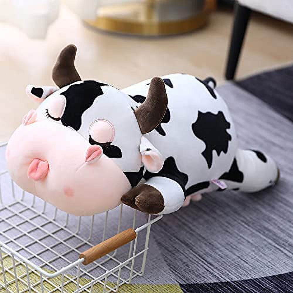 JIZWPOOM Cow Plush Pillow, Soft Cow Stuffed Round Animal Pillow Toys, Cow  Stuffed Animal Dragon Pillow Fruit Throw Pillow Butt Cushion Gift for Kids  Sleeping Room Decoration - Yahoo Shopping