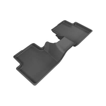 3D MAXpider L1MZ05121509 Second Row Custom Fit All-Weather Floor Mat for Select Mazda CX-3 Models - Kagu Rubber (Black)