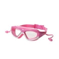 thumbnail image 2 of CxhicLuv Kids' Large-Frame Goggles, 5.5×2×1.2 Inch, Clear-Vision, Waterproof, Soft, Perfect for Beach Trips, Pools, Plastic & Adjustable Strap, Suitable for Kids Aged 6-14, Swimmers, 2 of 6