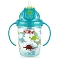 thumbnail image 5 of Nuby Tritan No Spill Flip N' Sip Twin Handle Printed Cup with 360 Weighted Straw, 5 of 7
