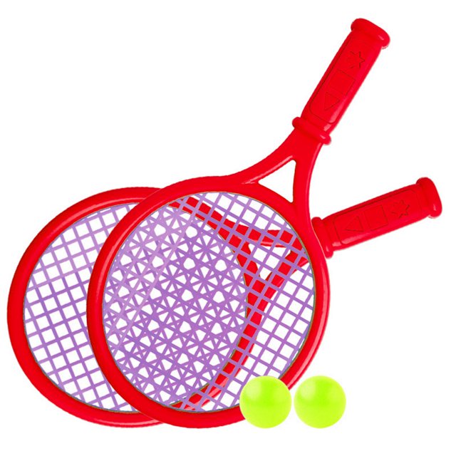 Kids Tennis Racquet Set Training Badminton Racket Set Sports Game Toy for Indoor