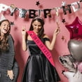 thumbnail image 3 of Serencatcher 30th Birthday Sash for Women, Pink and Black 30 Is So Fetch Sash Mean Girls Dirty 30 Birthday Decorations Talk Thirty to Me Happy 30th Birthday Decorations for Her, 3 of 6