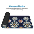 thumbnail image 5 of Disketp Gaming Mouse Pad Blue Mandala Pattern Large Mouse Mat Long Extended Desk Pad Non-Slip Rubber Mice Pads Stitched Edges Thin Pad (11.8x31.5 Inch), 5 of 9