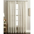 thumbnail image 2 of CHF Lynette Indoor, Polyester/Linen/Other Fiber, Light Filtering Single Panel Rod Pocket, Linen, 50"x63", Adult, 2 of 2