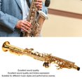 thumbnail image 4 of Saxophone, Professional Exquisite Carving BB Key Soprano Saxophone Brass  for Performance Gold, 4 of 7