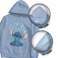 thumbnail image 2 of Buzo con Capucha para Niñas Disney Lilo y Stitch Azul Talle 7-8, 2 of 7